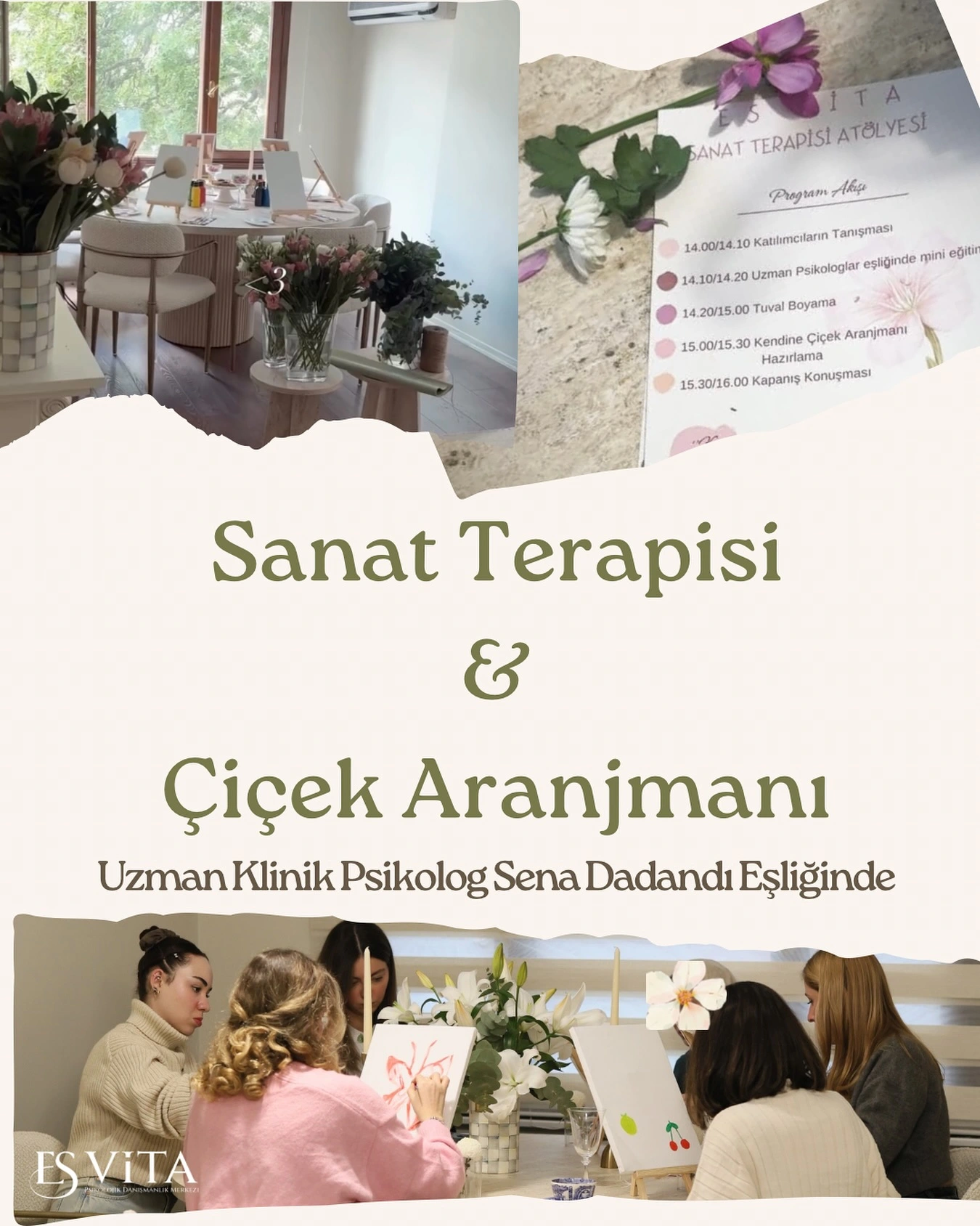 Sanat Terapisi & Çiçek Aranjmanı
